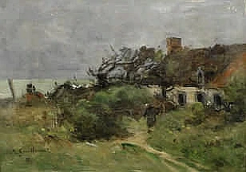Paesaggio con figura